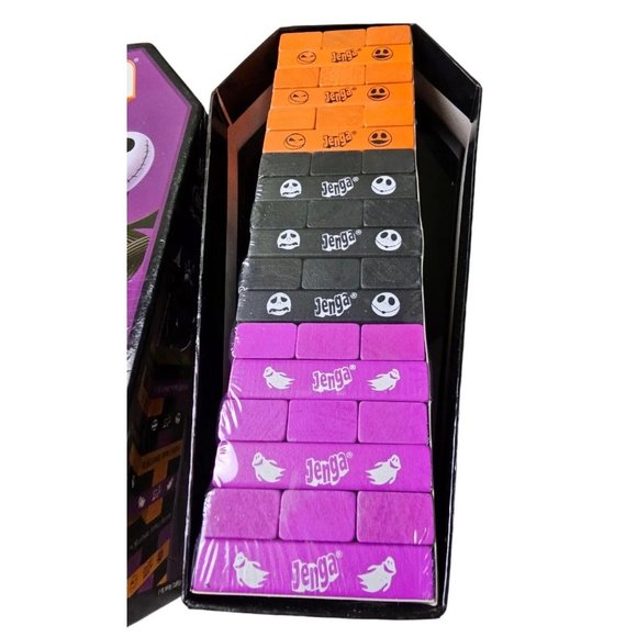 The Nightmare Before Christmas Jenga Collectors Edition Complete 2009 Tim Burton - Picture 2 of 7